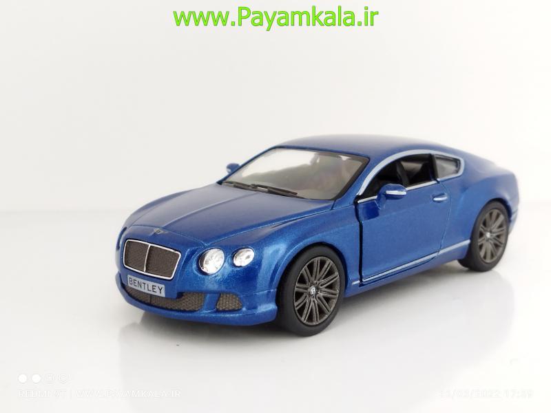 ماشین فلزی بنتلی (BENTLEY CONTINENTAL GTSPEED KINSMART) آبی